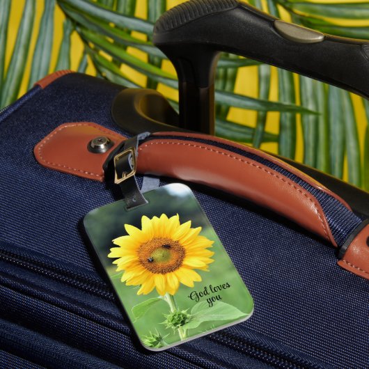 God houdt van je Bagagelabel (Voorkant Insitu 1)