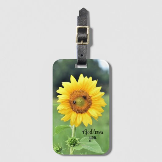 God houdt van je Bagagelabel (Voorkant (verticaal))