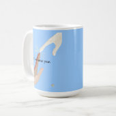 God houdt van je, Energie en Multi-raciale Handen Koffiemok (Voorkant links)