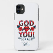 God houdt van je iPhone / iPad case (Achterkant)