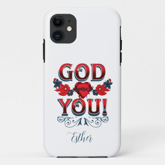 God houdt van je iPhone / iPad case (Achterkant)