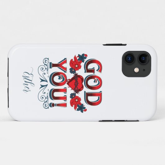 God houdt van je iPhone / iPad case (Achterkant (horizontaal))
