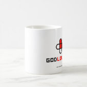 God houdt van je koffie mok (Center)