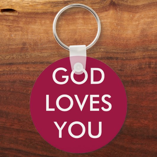 GOD HOUDT VAN JE SLEUTELHANGER (Voorkant)