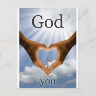 God houdt van jou briefkaart