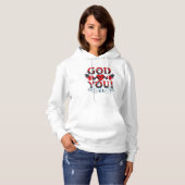 God houdt van jou hoodie (Voorkant volledig)