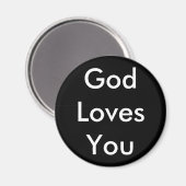 God houdt van jou magneet (Voorkant / Achterkant)