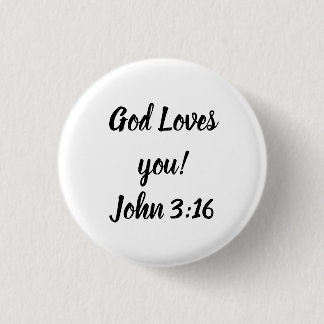 God houdt van jou! ronde button 3,2 cm