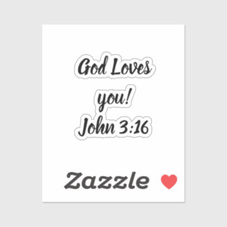 God houdt van jou! sticker