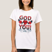 God houdt van jou t-shirt (Voorkant)