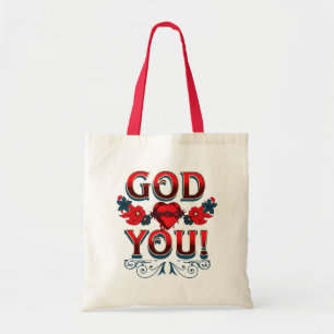 God houdt van jou tote bag