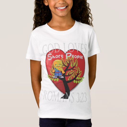God houdt van kleine kinderen t-shirt (Voorkant)