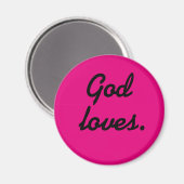 God houdt van Magnet (Voorkant / Achterkant)