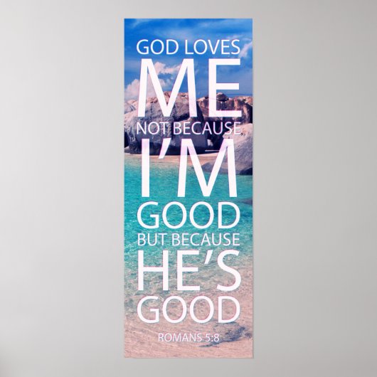 God houdt van me poster (Voorkant)