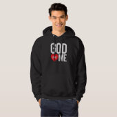 God houdt van mij hoodie (Voorkant volledig)