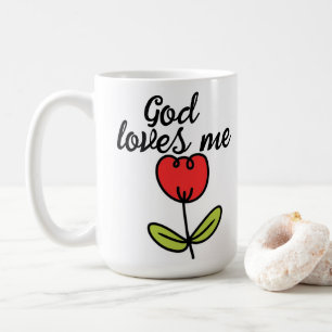 God houdt van mij koffiemok