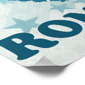 God houdt van Roemenië Poster (Hoek)