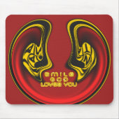 God houdt van u Inspirerend Product aanpassen Muismat (Voorkant)