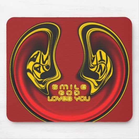 God houdt van u Inspirerend Product aanpassen Muismat (Voorkant)