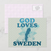 God houdt van Zweden Briefkaart (Voorkant / Achterkant)