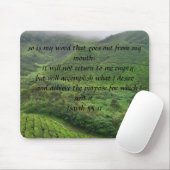 God houdt zich aan zijn beloften.. tweeledige mous muismat (Met muis)