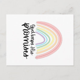 God houdt zijn beloften Briefkaart