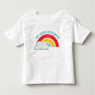 God houdt zijn beloften Christelijk, troebel T-shi Kinder Shirts