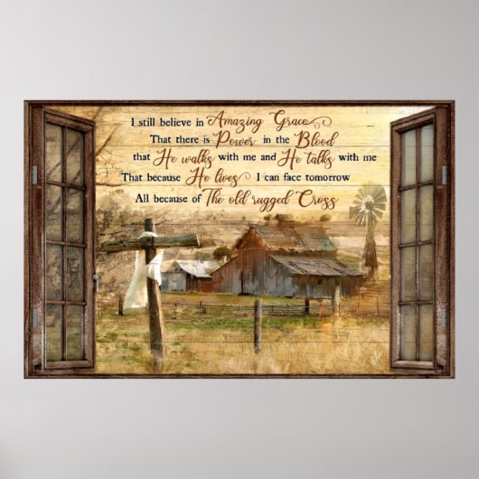 God ik geloof nog steeds in de ongelooflijke Vinta Poster (Voorkant)