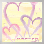 God, ik leef graag met jou. poster (Voorkant)