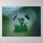 God in alles zien poster (Voorkant)