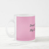 God in de controle Citaat Bevroren Mok (Links)
