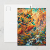 God in de Hemelse Vallei Briefkaart (Voorkant / Achterkant)
