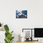 God in het Storm Poster (Thuiskantoor)