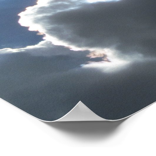 God in het Storm Poster (Hoek)