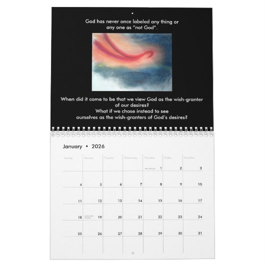 God inspirerende kalender (Jan 2026)