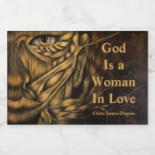 God is a Woman in Love stickers (Enkel label)