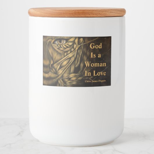 God is a Woman in Love stickers (Voorkant)