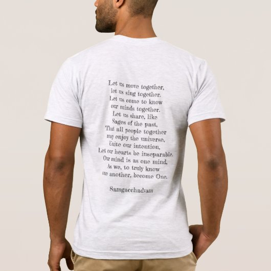 God is alles t-shirt (Achterkant)