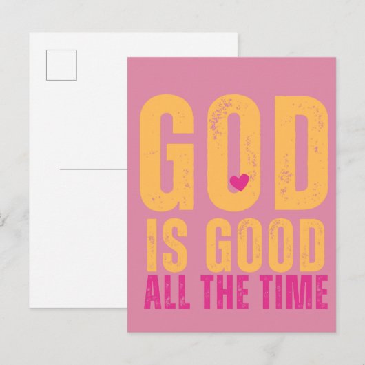 God is altijd goed  briefkaart (Voorkant / Achterkant)