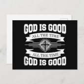 God is altijd goed, Christelijk Briefkaart (Voorkant / Achterkant)