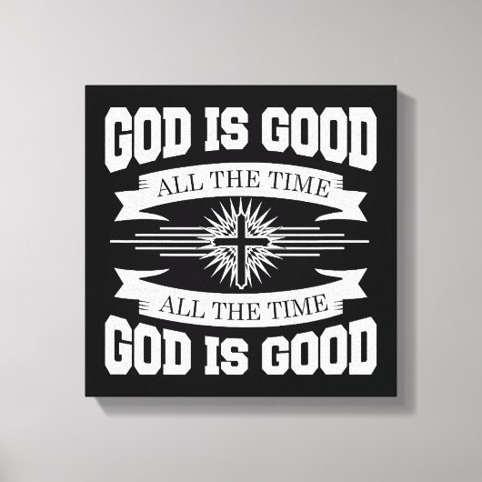 God is altijd goed, Christelijk Canvas Afdruk (Voorkant)