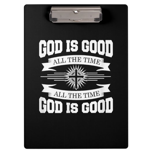God is altijd goed, Christelijk Klembord (Voorkant)