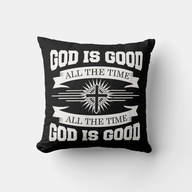 God is altijd goed, Christelijk Kussen (Voorkant)