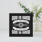 God is altijd goed, Christelijk Save The Date (Staand voorkant)