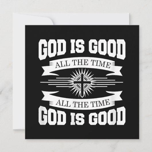 God is altijd goed, Christelijk Save The Date (Voorkant)