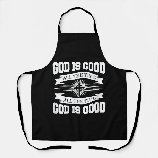 God is altijd goed, Christelijk Schort (Voorkant)