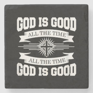 God is altijd goed, Christelijk Stenen Onderzetter