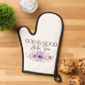 God is altijd goed Christelijke citaatbloem Ovenwant (Top down)