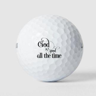 God is altijd goed golfballen