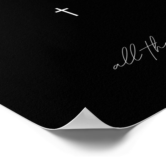 God is altijd goed Inspirerend kunst Poster (Hoek)